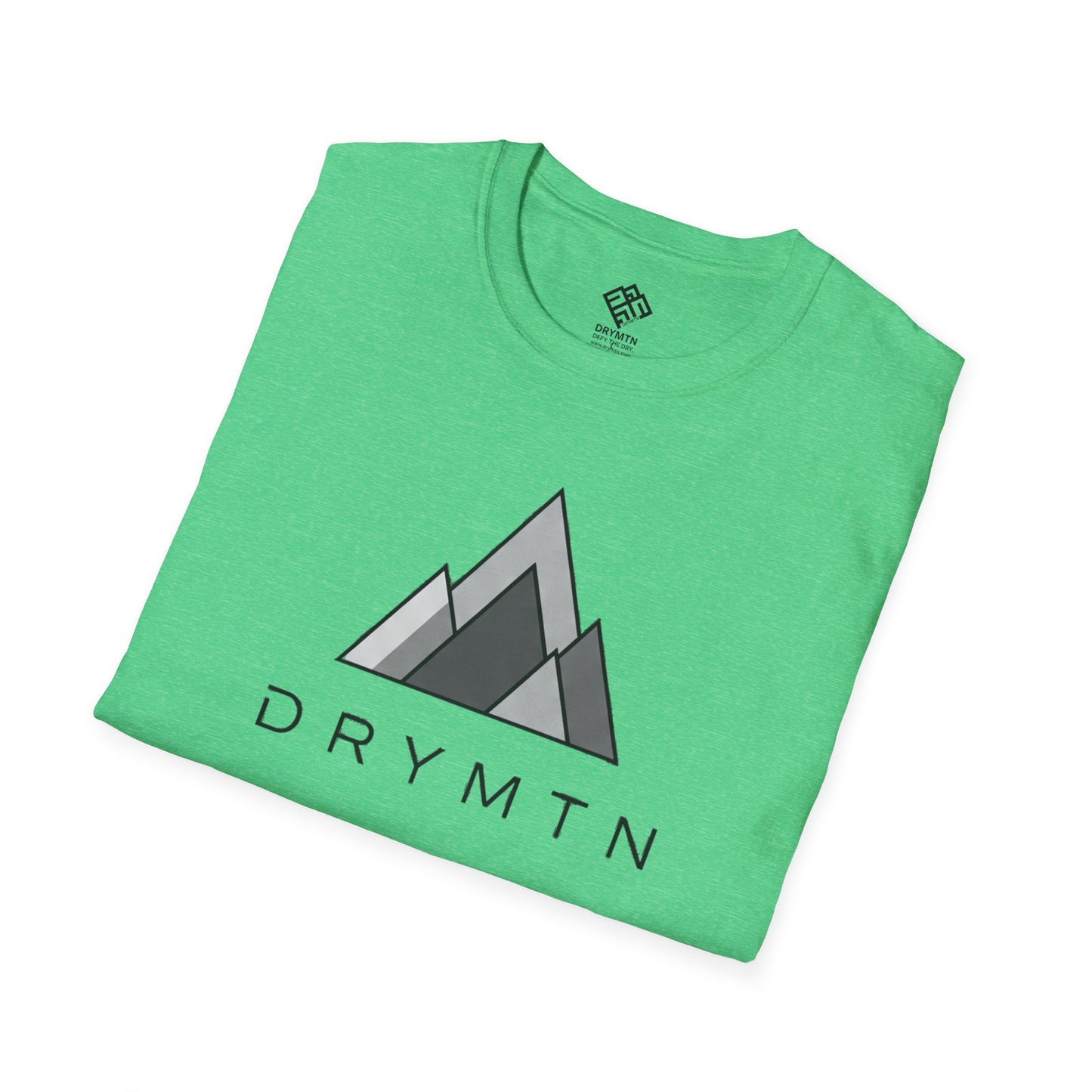 DRYMTN Geo-Peak Tee: Minimalist Mountain T-Shirt for those Who Do More