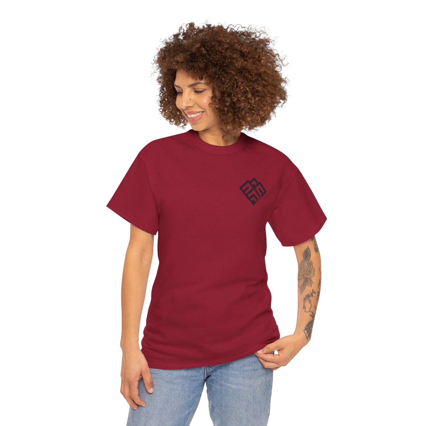 Basic T-Shirt Daily Wear Unisex Heavy Cotton Tee Simple DRYMTN Original