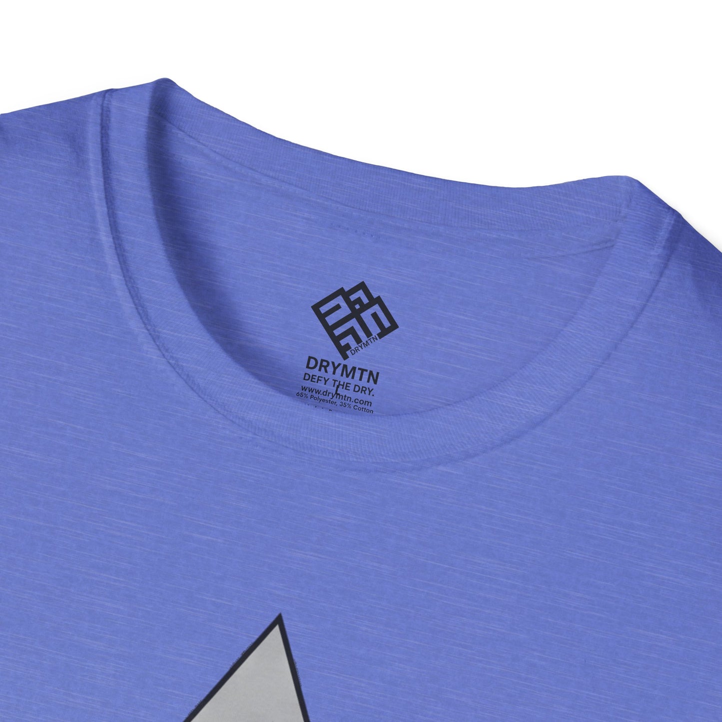 DRYMTN Geo-Peak Tee: Minimalist Mountain T-Shirt for those Who Do More