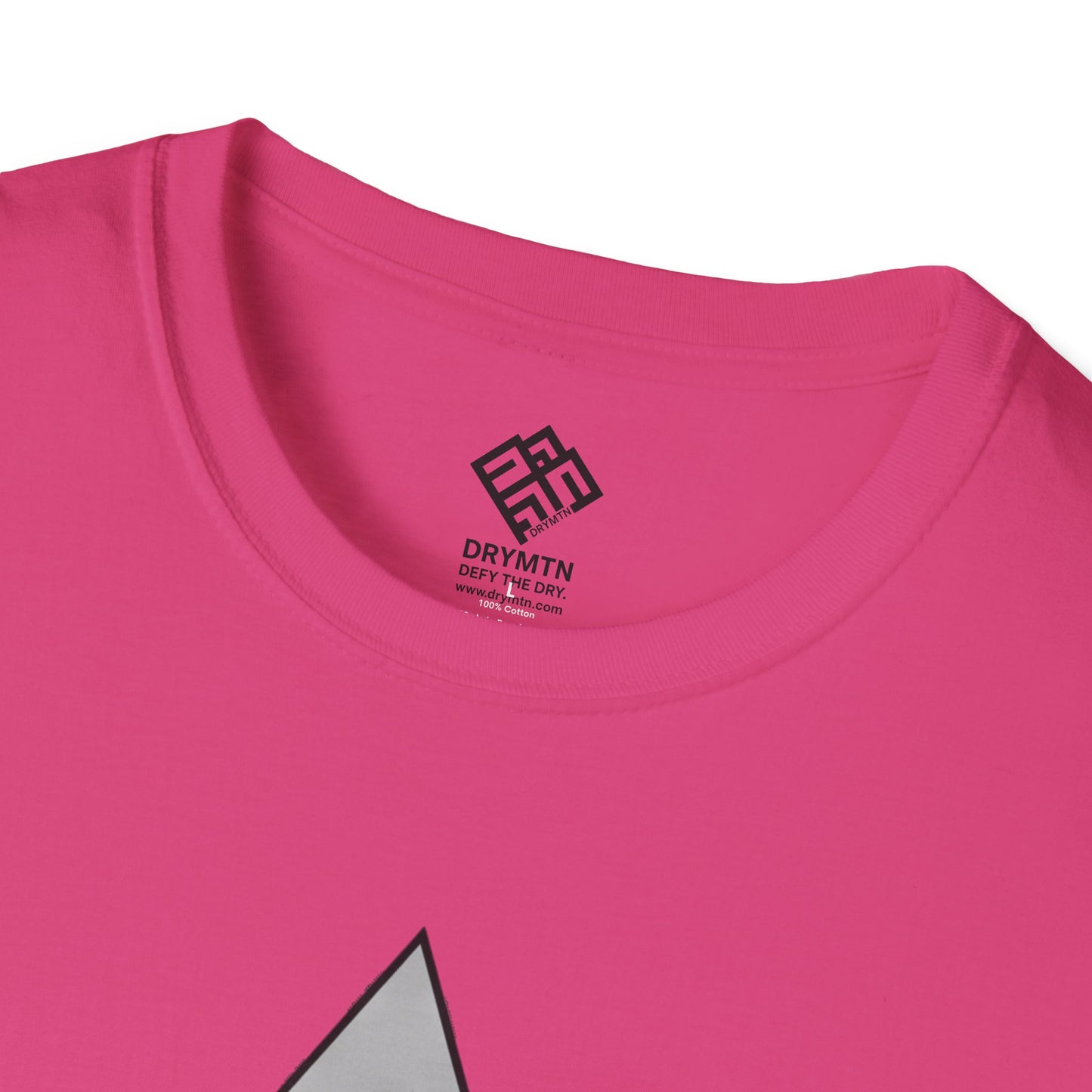 DRYMTN Geo-Peak Tee: Minimalist Mountain T-Shirt for those Who Do More