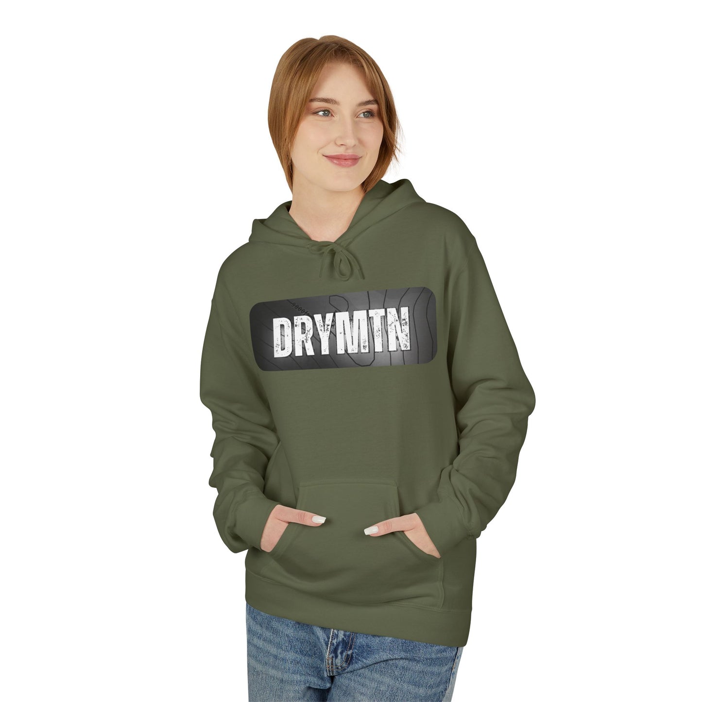 DRYMTN Topographic Adventure Premium Fleece Hoodie – Adventure-Ready Comfort