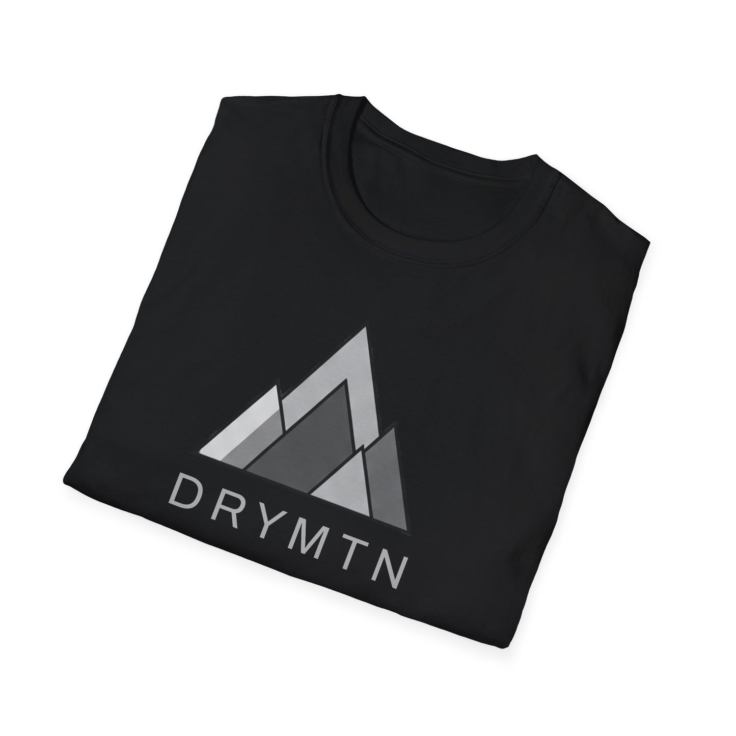 DRYMTN Geo-Peak Tee: Minimalist Mountain T-Shirt for those Who Do More