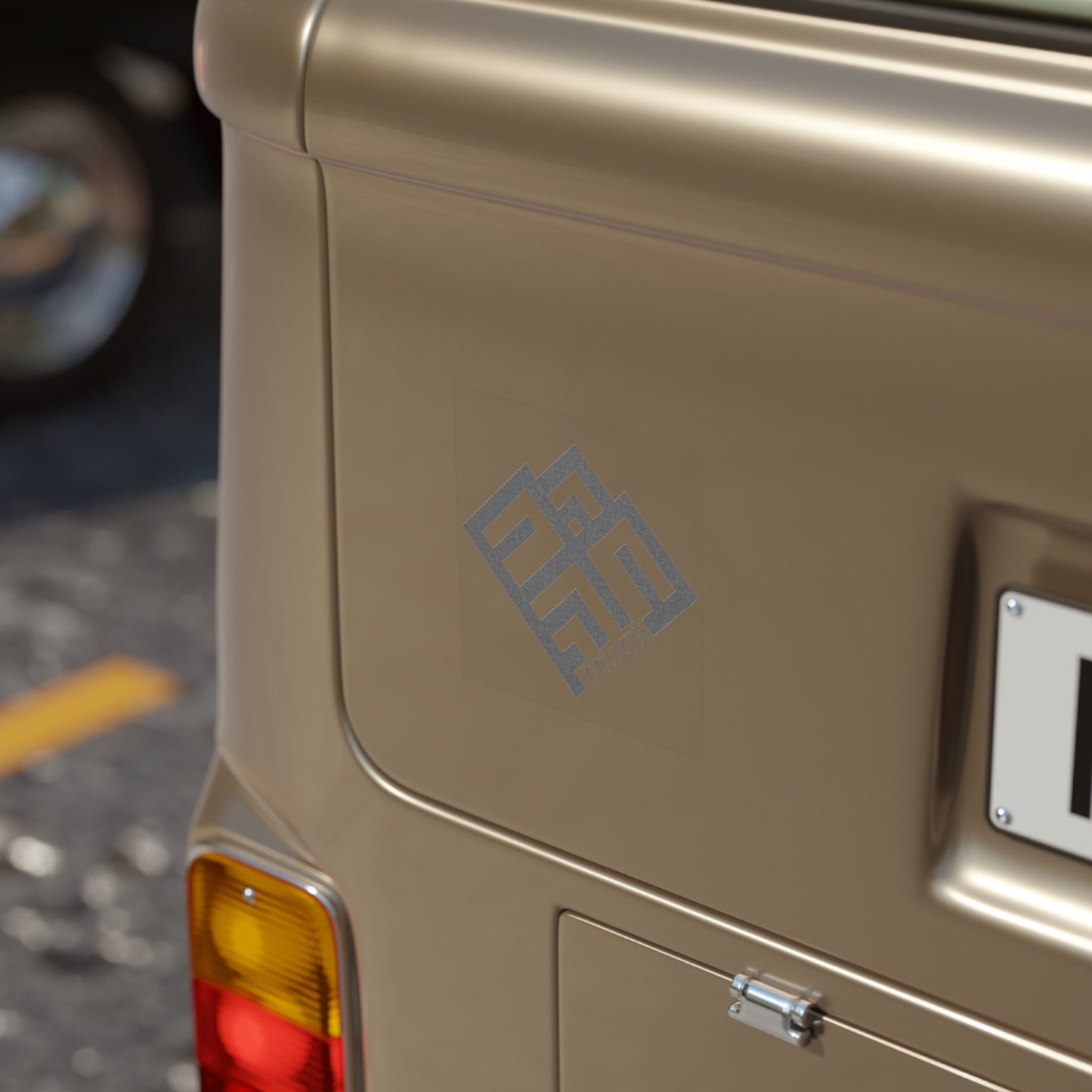 Square DRYMTN Window Decal