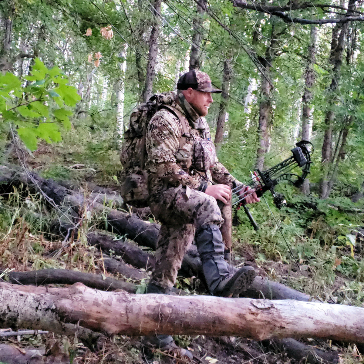 An archer resting in the woods, from the DRYMTN photo archive
