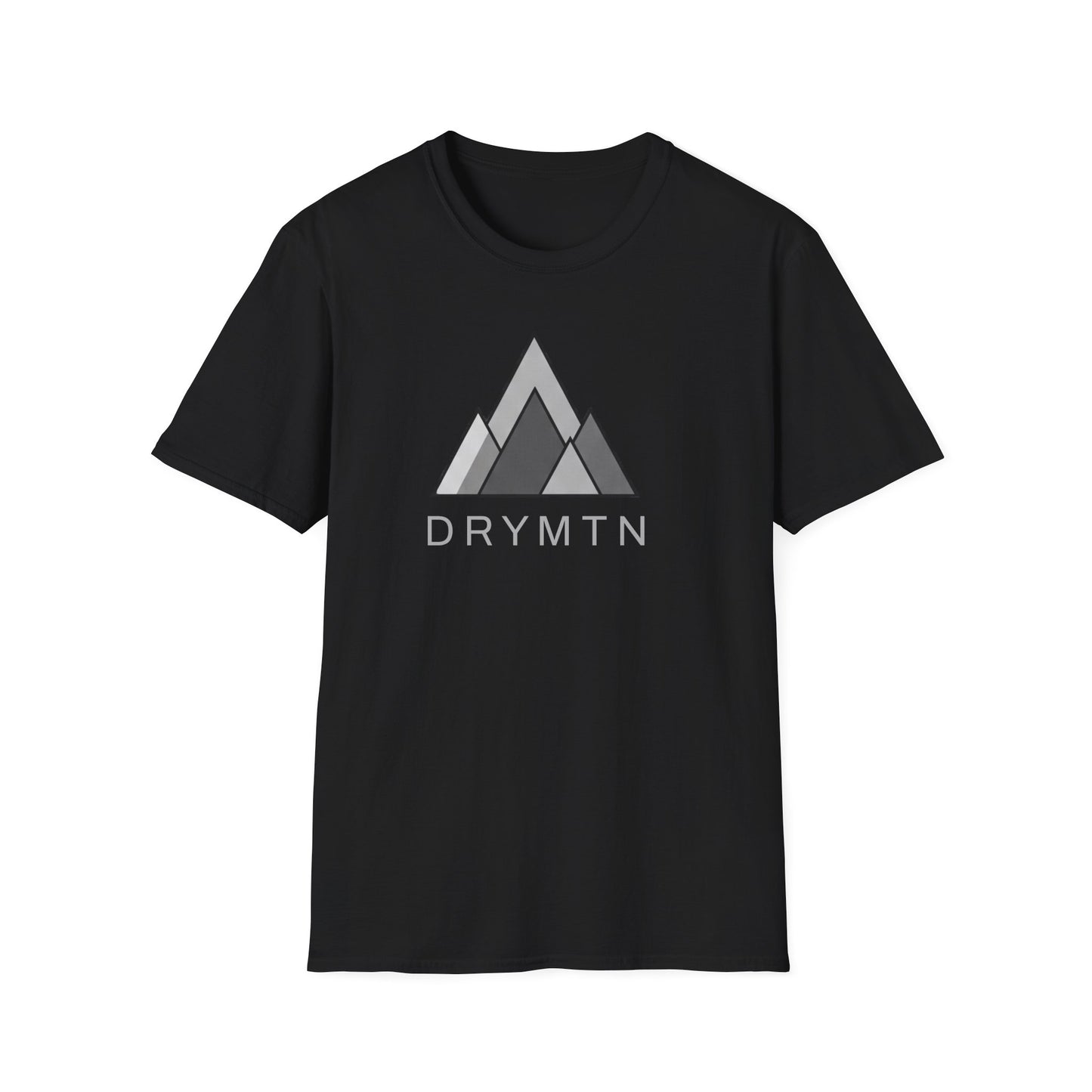 DRYMTN Geo-Peak Tee: Minimalist Mountain T-Shirt for those Who Do More