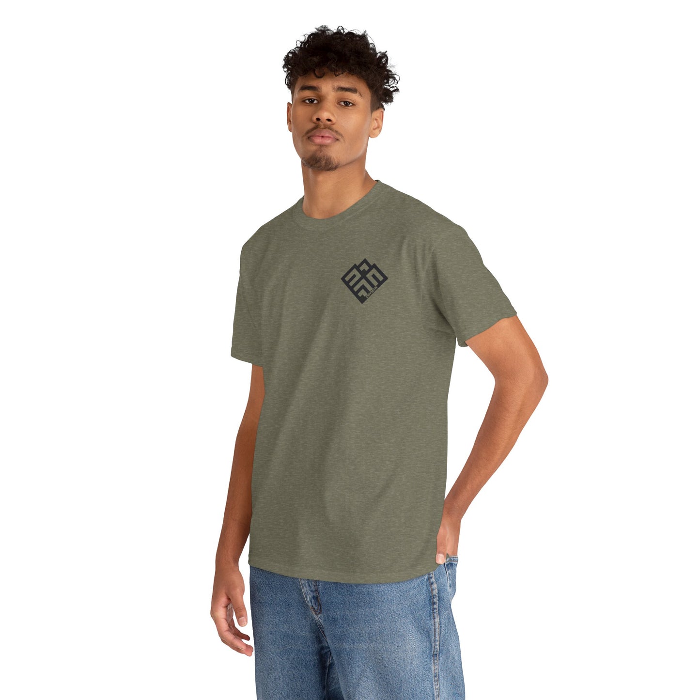 Basic T-Shirt Daily Wear Unisex Heavy Cotton Tee Simple DRYMTN Original
