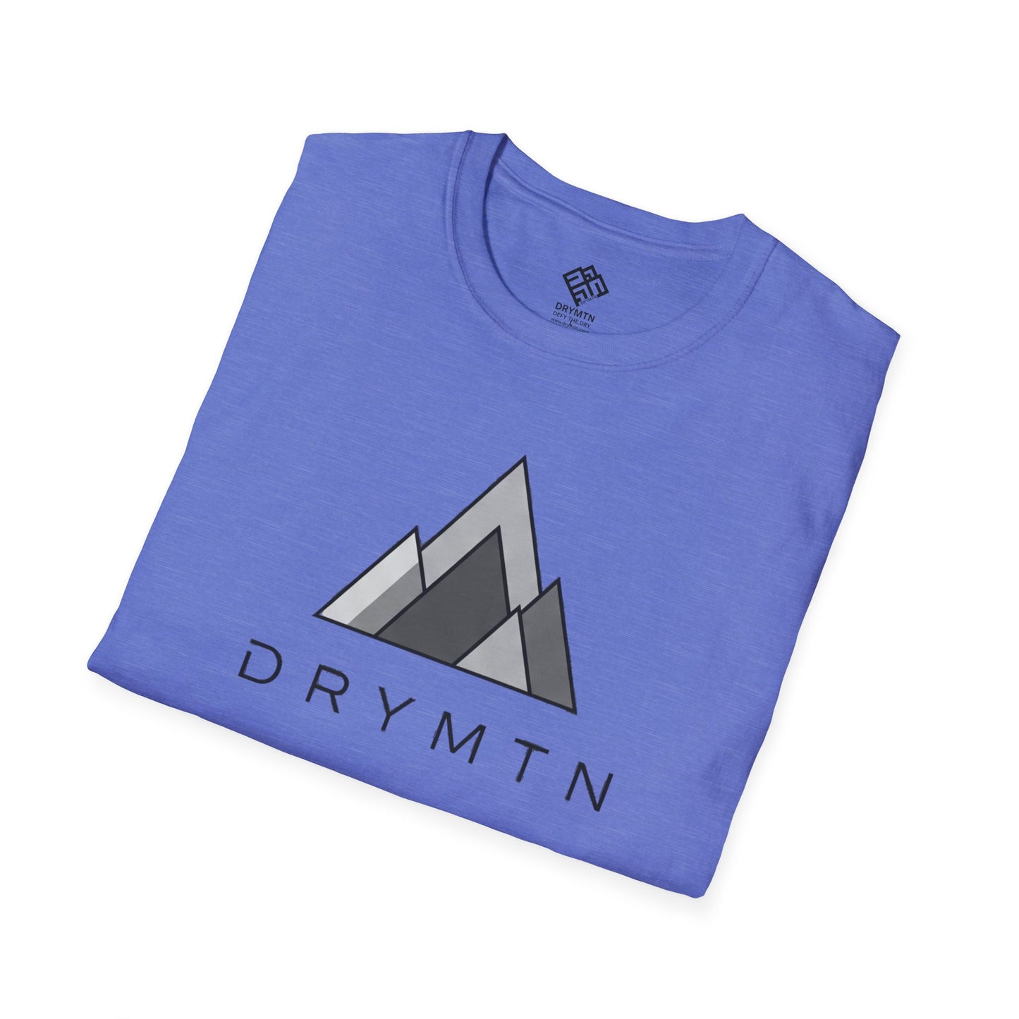 DRYMTN Geo-Peak Tee: Minimalist Mountain T-Shirt for those Who Do More